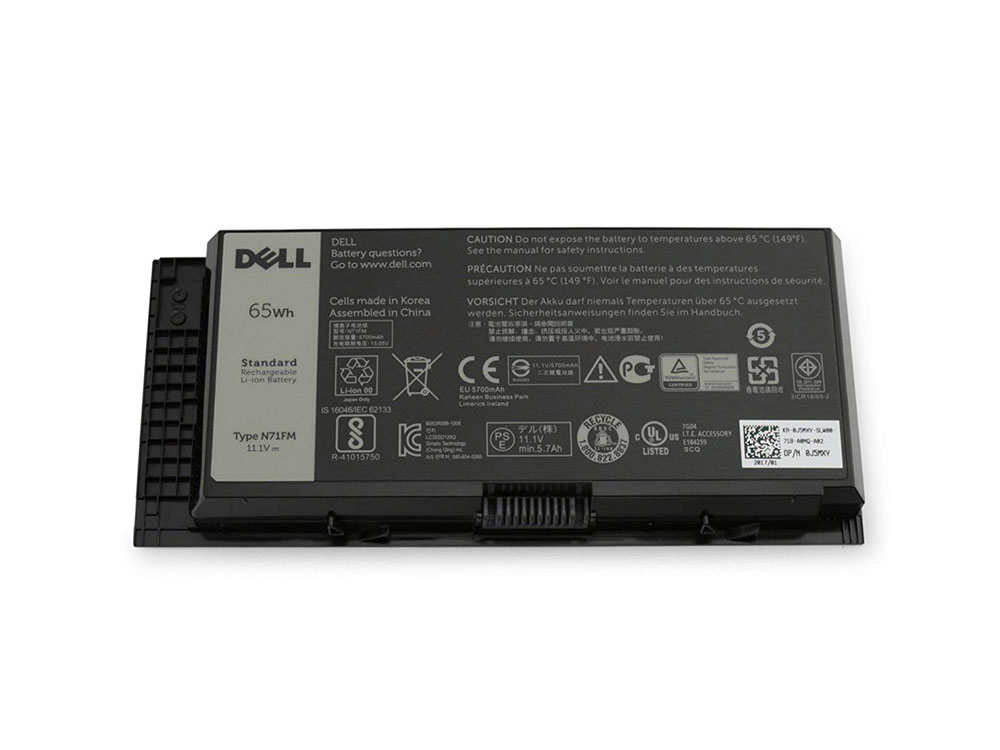 (image for) Original 65Wh 6-Cell Dell 0T3NT1 T3NT1 6R1V8 Battery