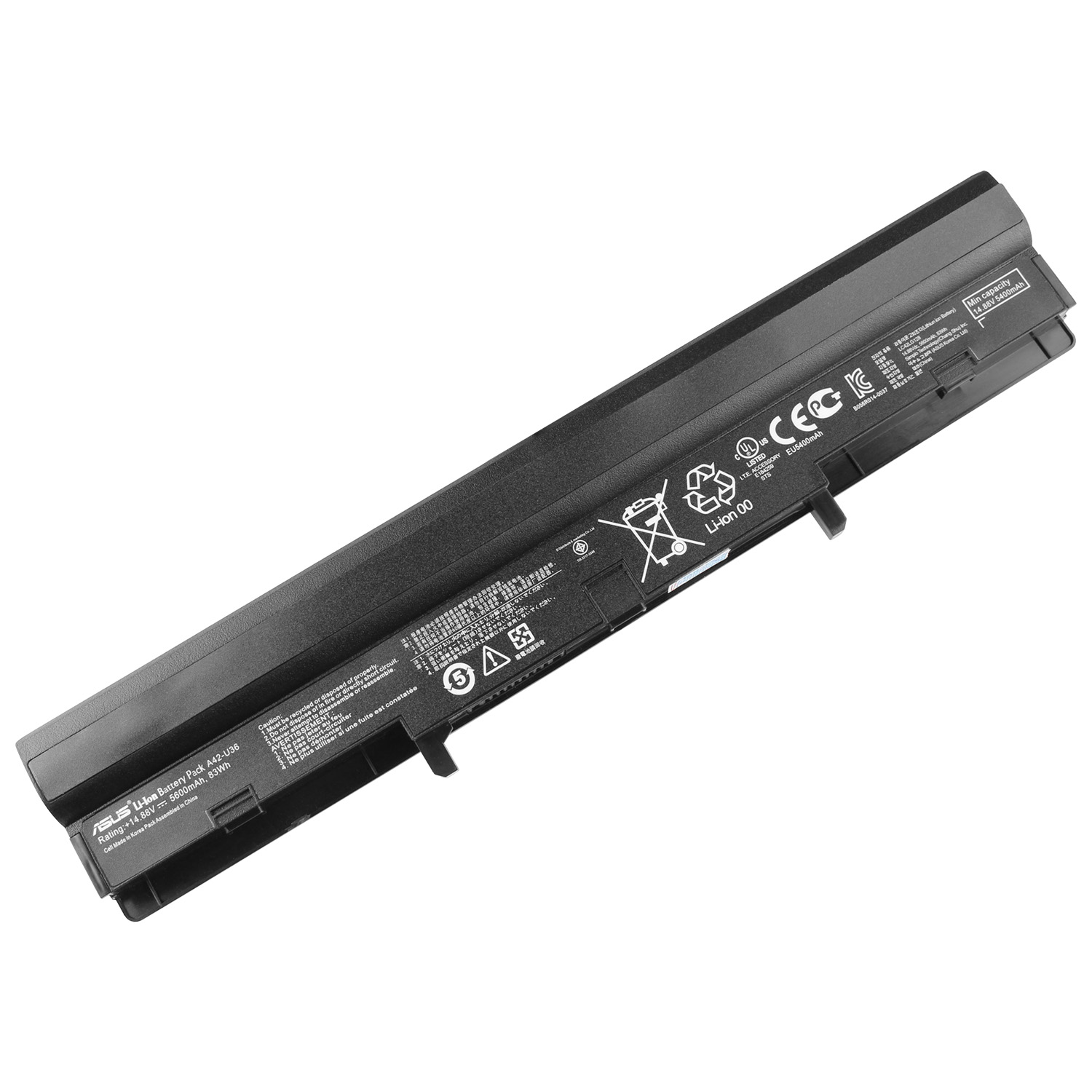 (image for)  8Cell Asus 4INR18/65 4INR18/65-2 A41-U36 A42-U36 Battery