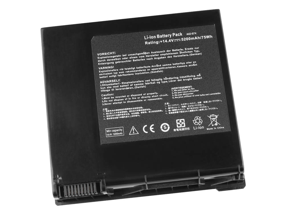 (image for) 8 Cell Asus A42-G74 ICR18650-26F Battery
