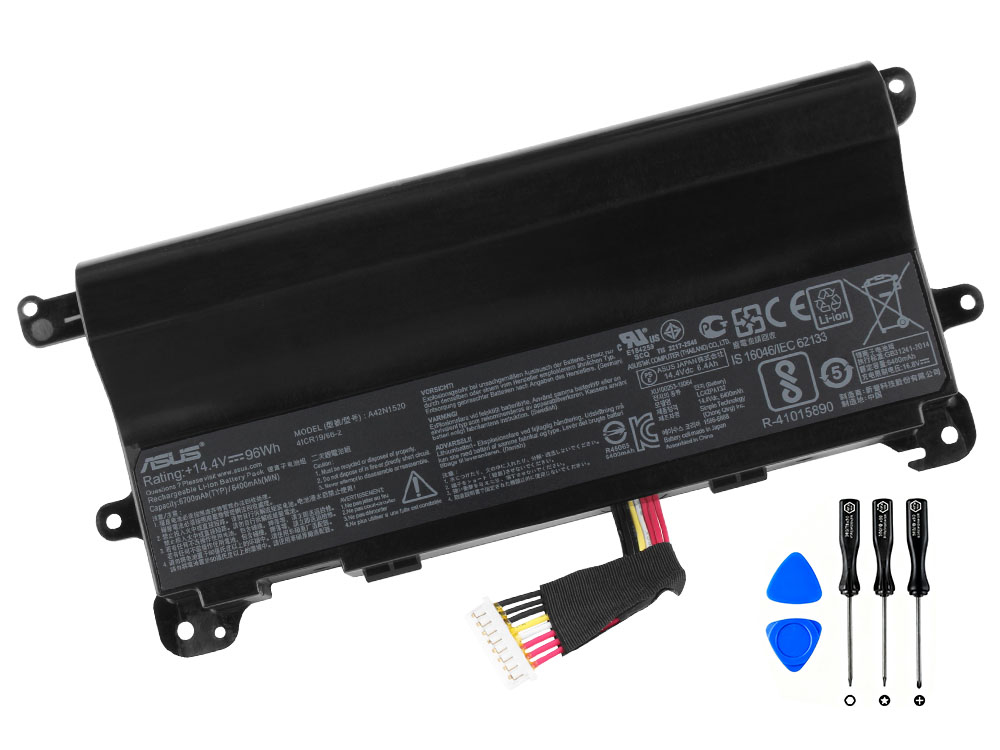 (image for) Original 96Wh 6400mAh 8-Cell Asus A42N1520 Battery