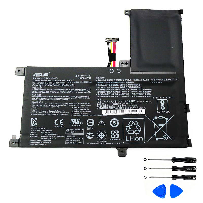 (image for) Original 3200mAh 50Wh 4-Cell Asus 0B200-02010100 Battery