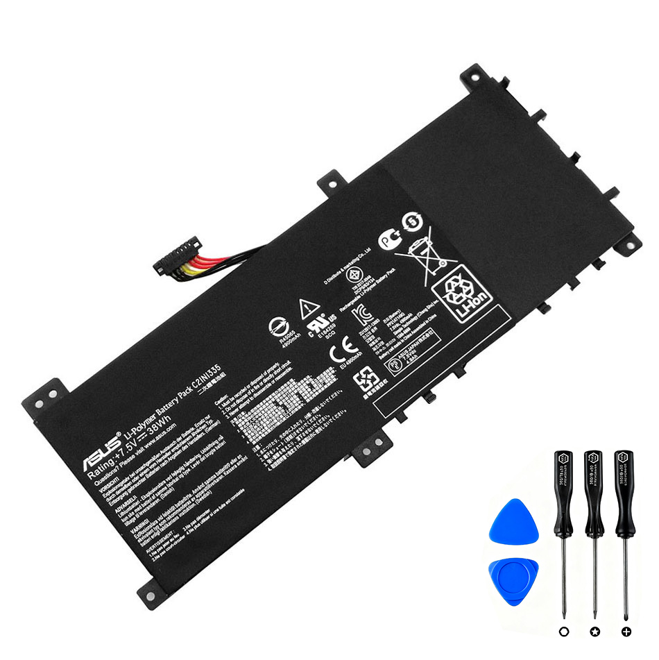 (image for) 38Wh 5100mAh 2-Cell Battery Asus VivoBook S451LN-CA009H S451LN-CA036H