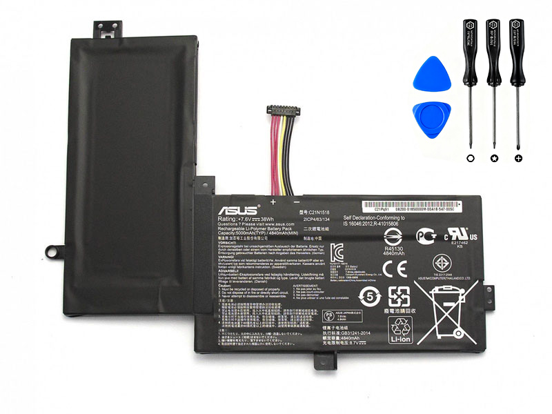 (image for) Original 5000mAh 38Wh 2-Cell Asus 0B200-01850000 Battery