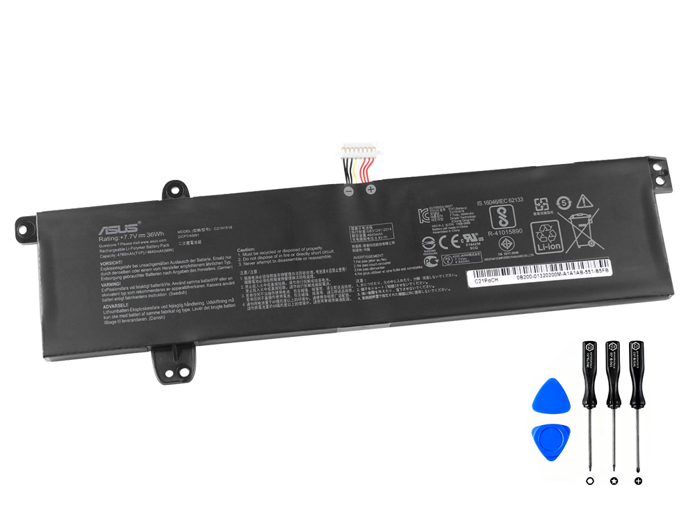 (image for) 36Wh 4780mAh 2-Cell Battery Asus VivoBook E402BA-FA036T E402BA-FA040T