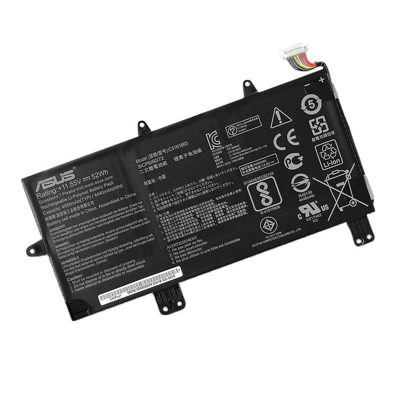(image for) Original 4550mAh 52Wh 3-Cell Asus C31N1803 Battery