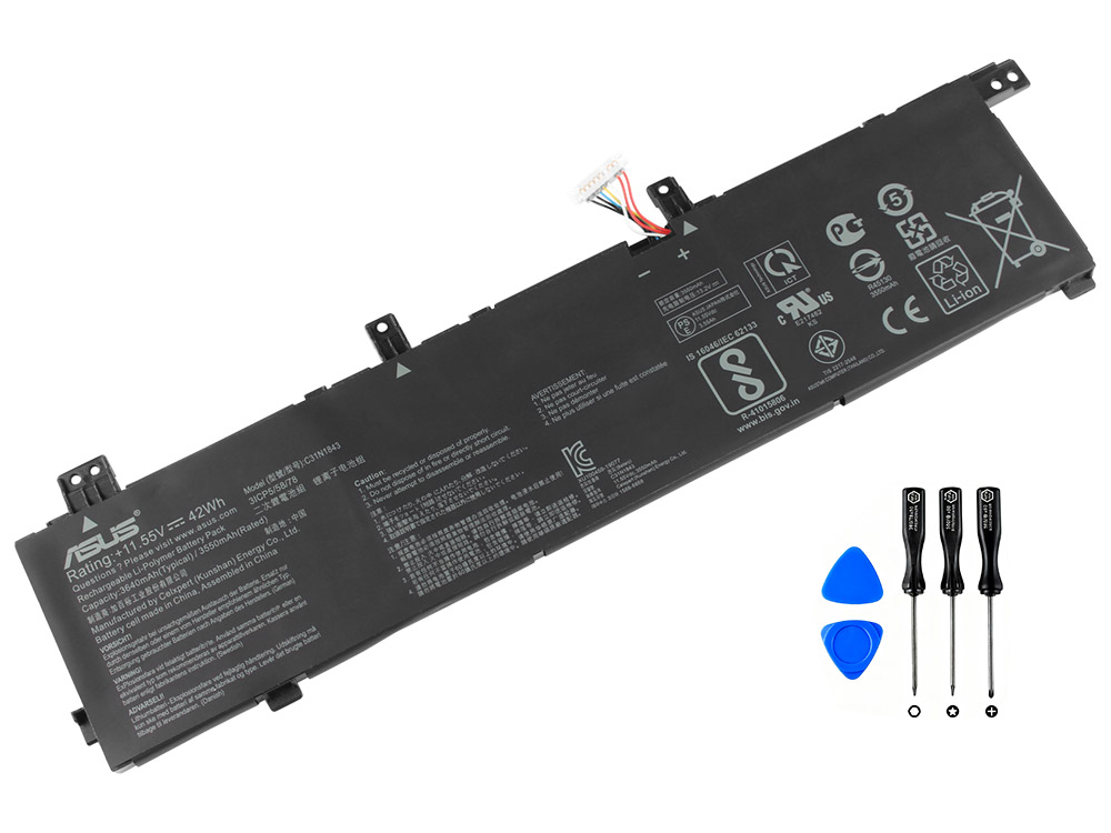 (image for) Original 42Wh 3550-3640mAh Asus VivoBook S15 S532FL-DB77 Battery