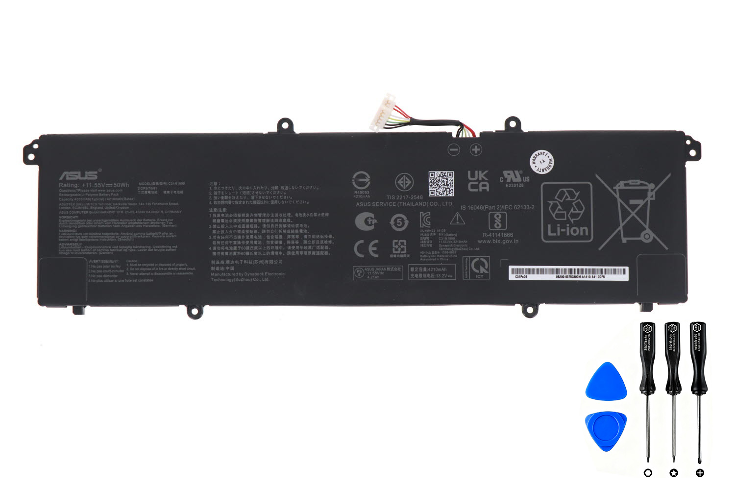 (image for) Original 4210mAh 50Wh Asus 0B200-03750400 0B200-03750300 Battery