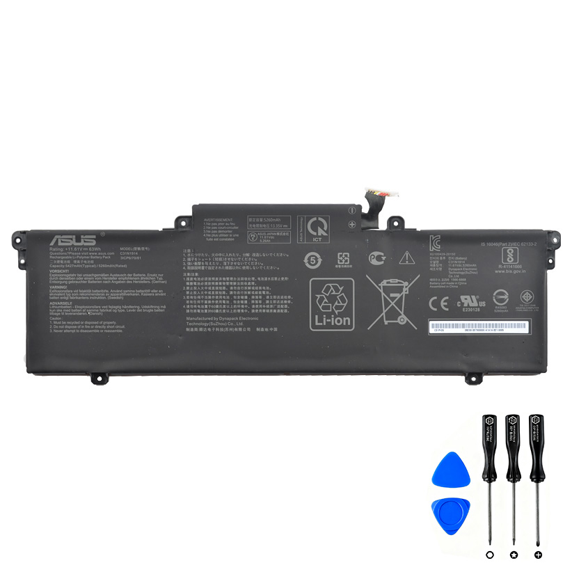 (image for) Original 5427mAh 63Wh 3-Cell Asus 3ICP6/70/81 Battery