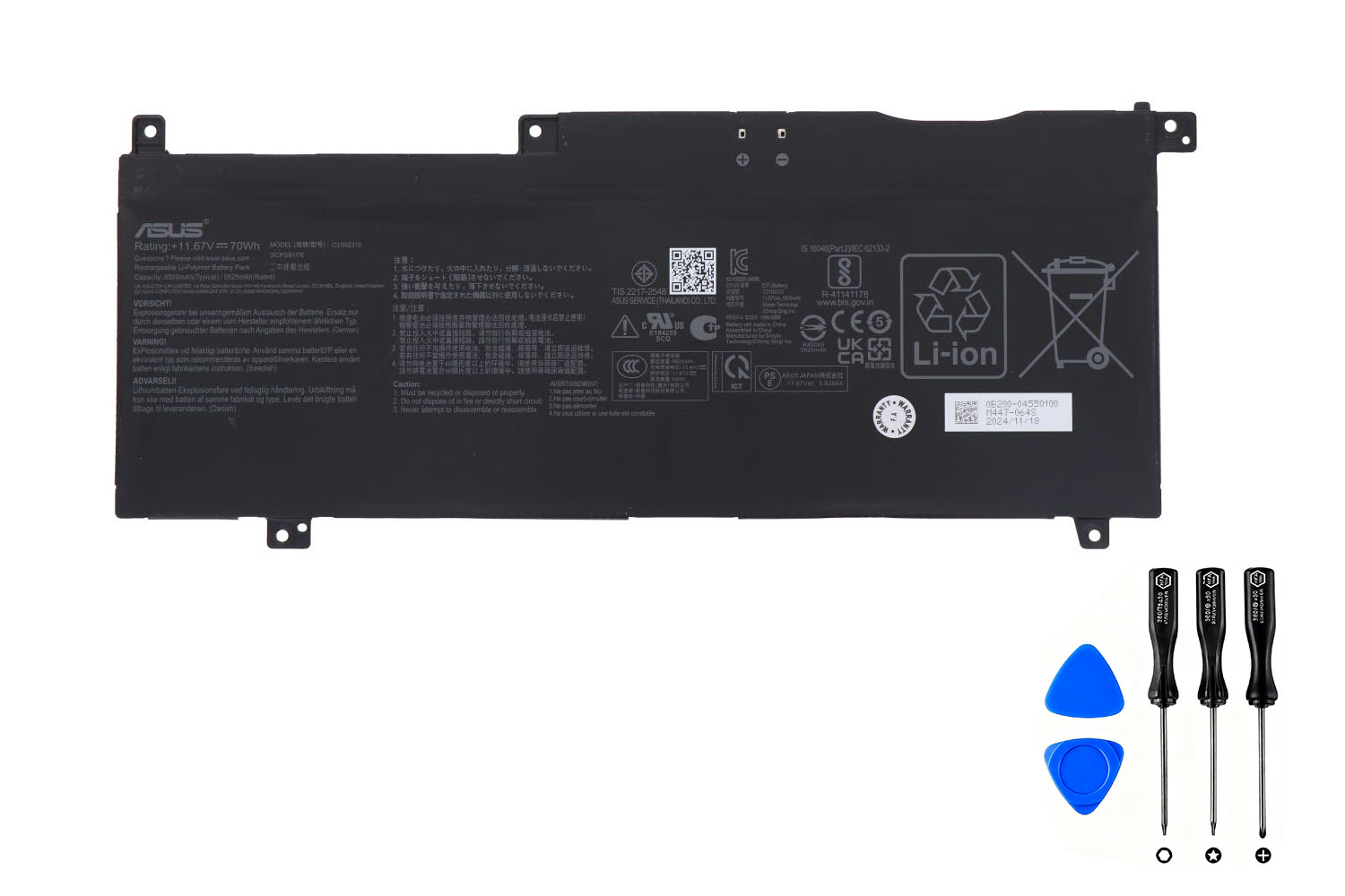 (image for) Original 6000mAh 70Wh Asus 0B200-04550000 Battery