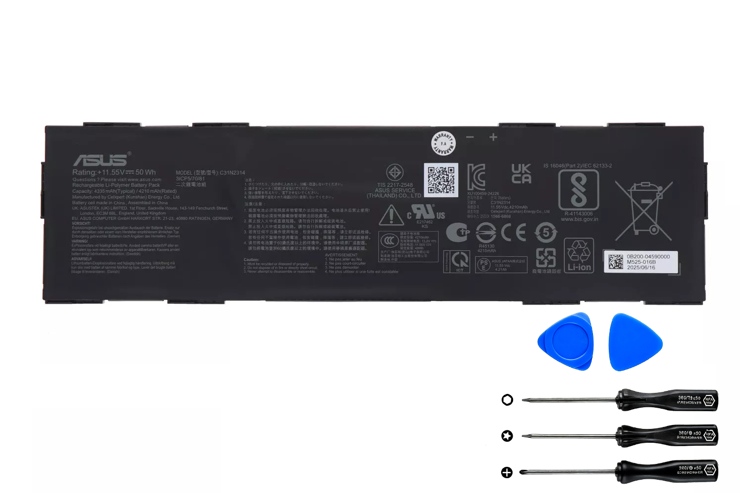 (image for) Original Asus BR1104CTA BR1104FTA BR1204CTA BR1204FTA Battery 50Wh