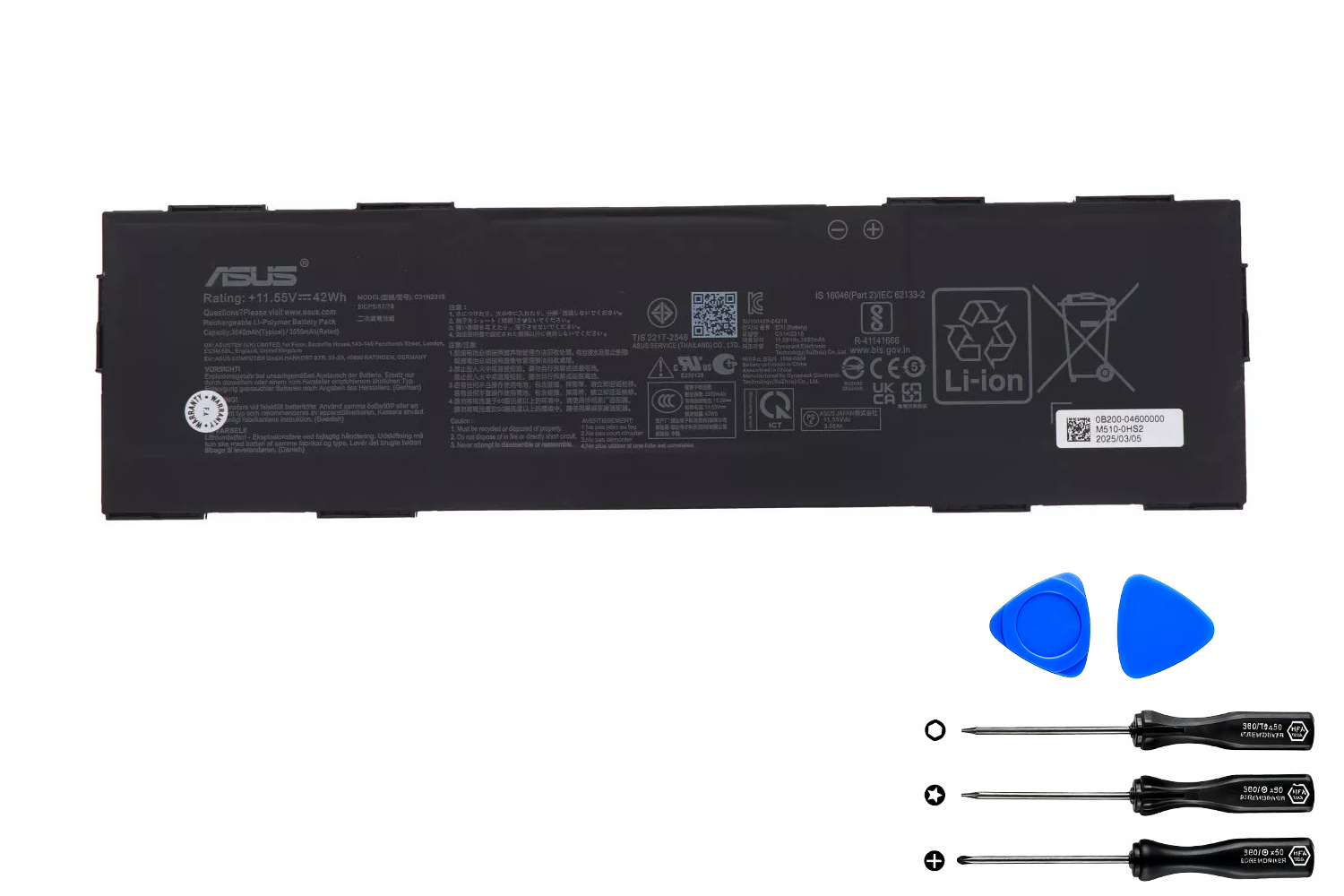 (image for) Original Asus BR1104C BR1104CGA BR1104CTA Battery 42Wh