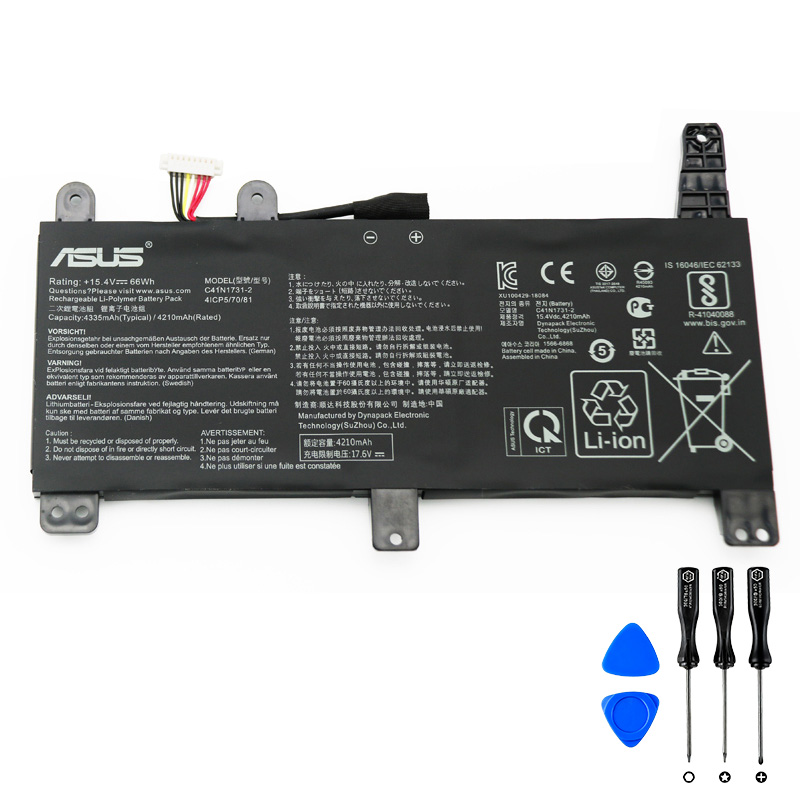 (image for) Original 4335mAh 66Wh 4-Cell Asus 0B200-03400200 Battery