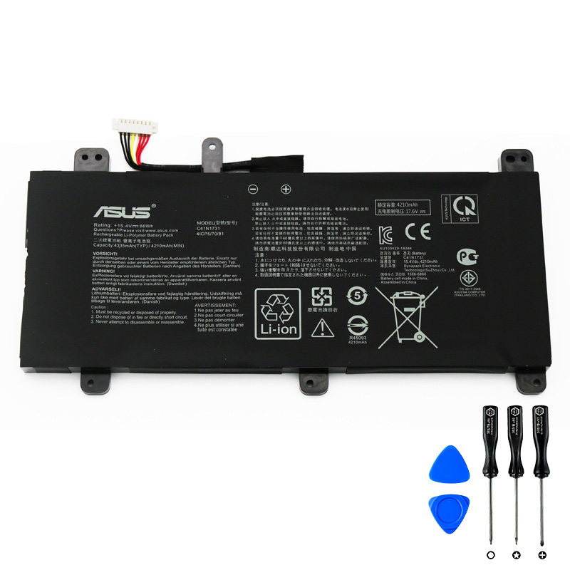 (image for) Original 4335mAh 66Wh 4-Cell Asus C41N1731 Battery