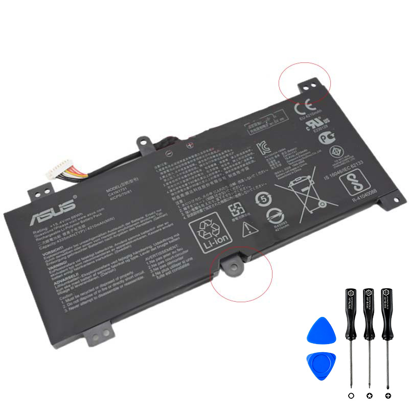 (image for) Original 66Wh 4335mAh 4-Cell Asus ROG Strix SCAR II GL504GS-XS76 Battery