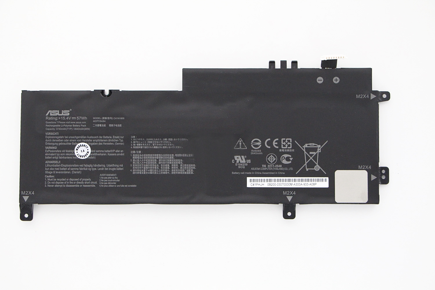 (image for) Original 3740mAh 57Wh 4-Cell Asus UX562FD-EZ058T Battery