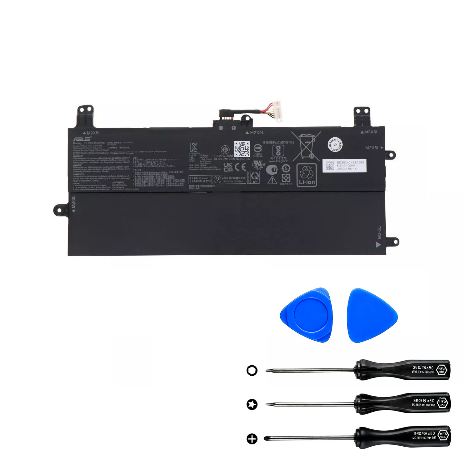 (image for) Original 56Wh Asus C41N2102-1 0B200-04280000 Battery