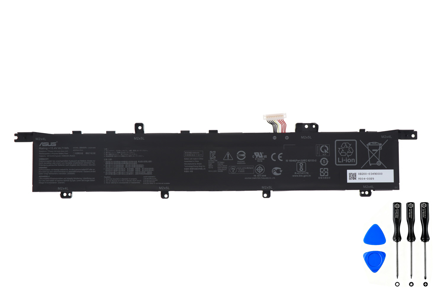 (image for) Original Asus 0B200-03490000 Battery 4614mAh 71Wh