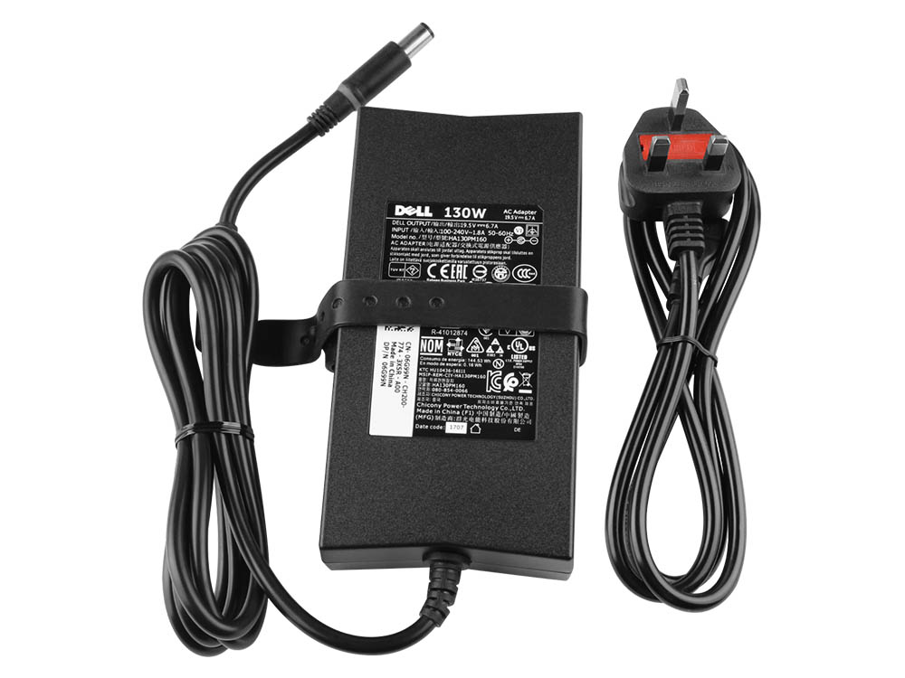 (image for) 130W Slim Dell 05U092 0F7970 Adapter Charger + Free Cord