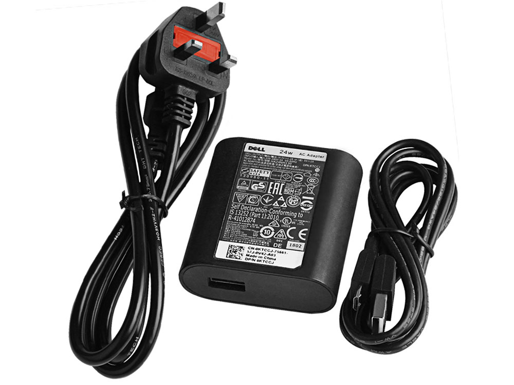(image for) Original 24W Micro USB Dell Venue 11 Pro 7130-2226 Power Adapter Charger