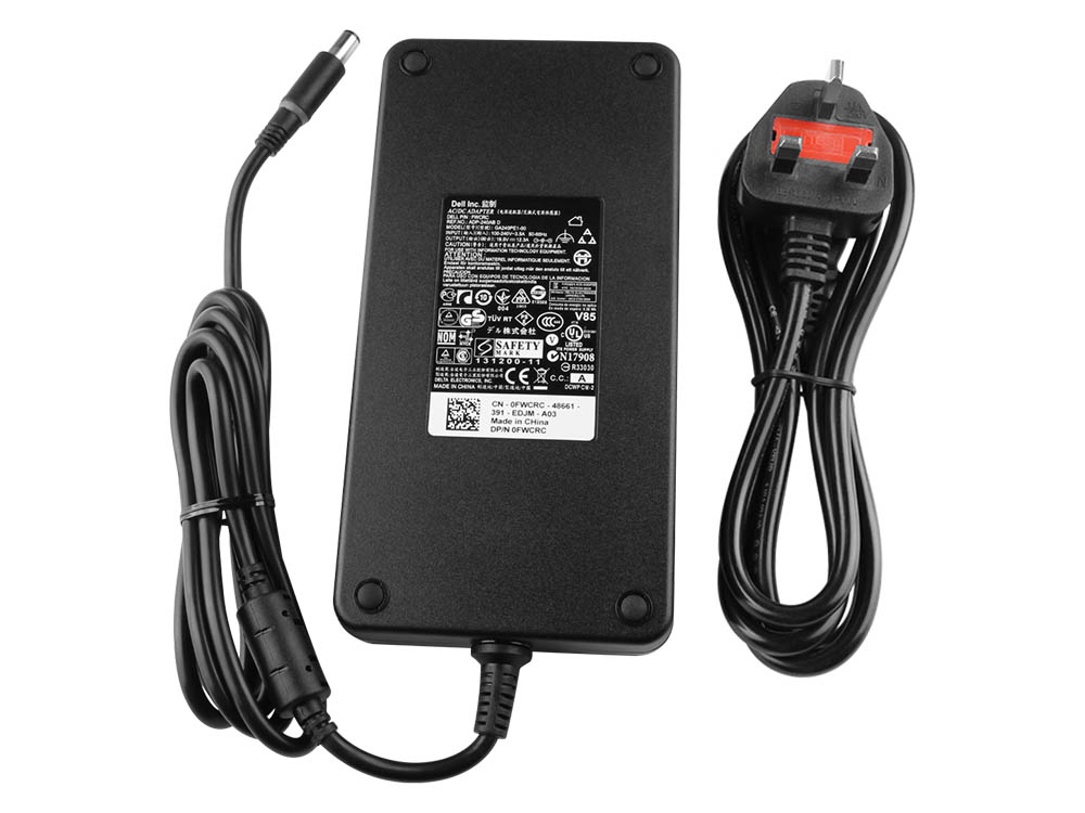 (image for) Original 240W Adapter Charger Dell Alienware 15 R3 P69F + Free Cord