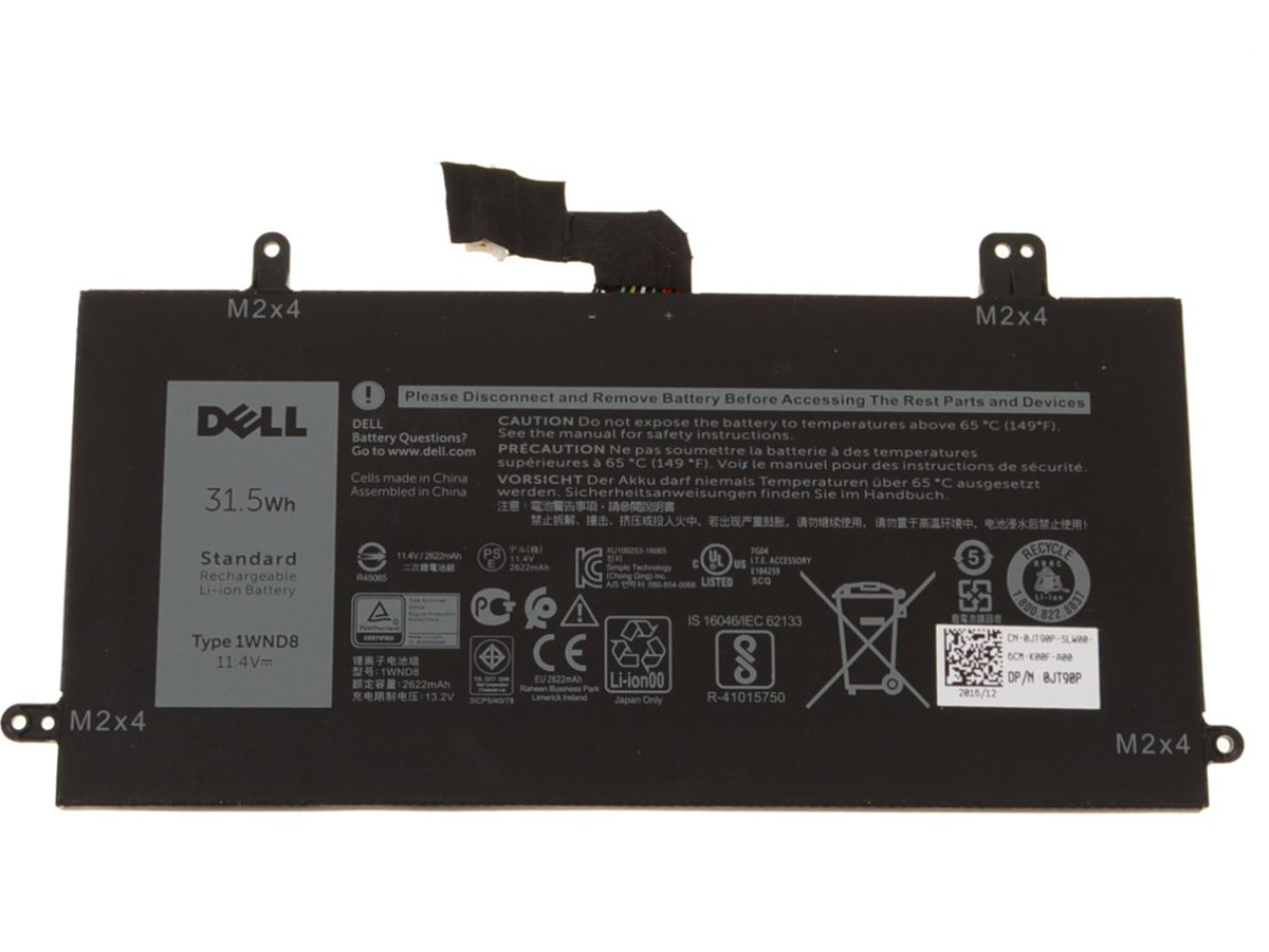 (image for) Original 31.5Wh 2622mAh Dell 1WND8 01WND8 Battery