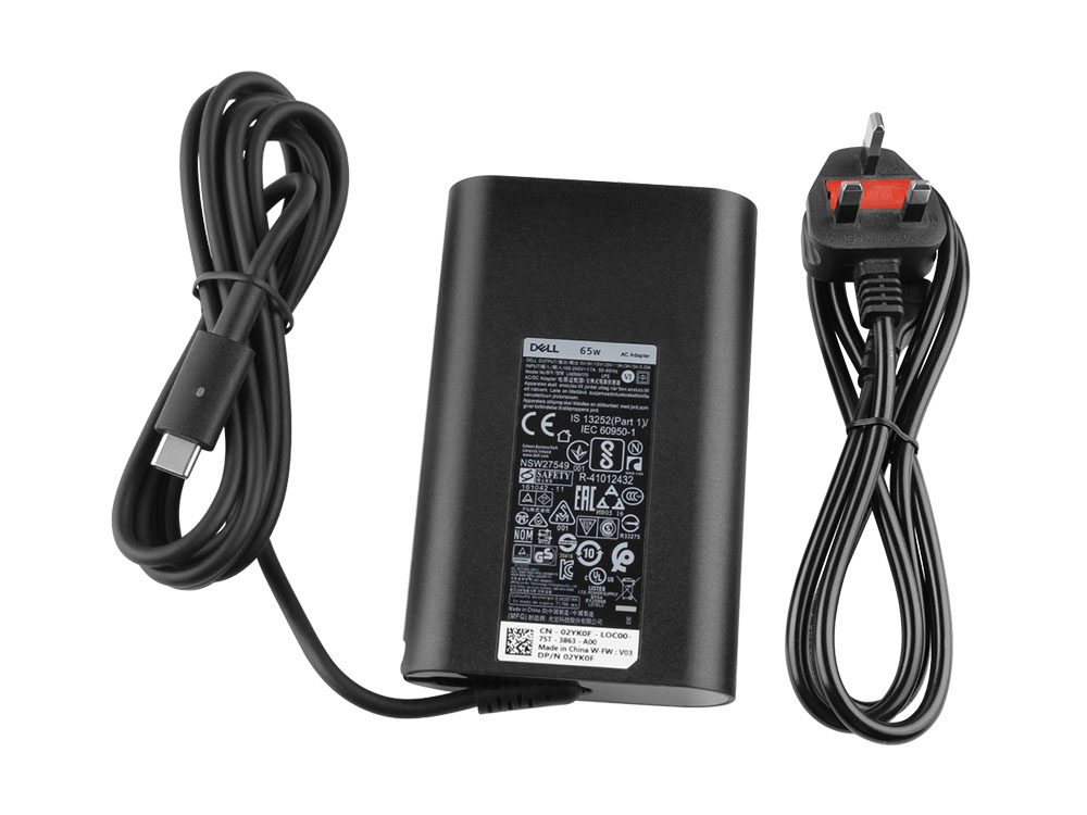 (image for) 65W USB-C Dell Chromebook 3110 2-in-1 Adapter Charger