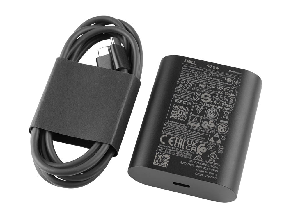 (image for) Original 60W USB-C Dell 28I-D1W2-A00 Adapter Charger + Cord