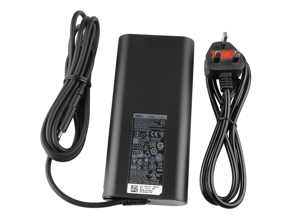 (image for) 130W USB-C Dell Alienware x14 P150G P150G002 Adapter Charger + Cord