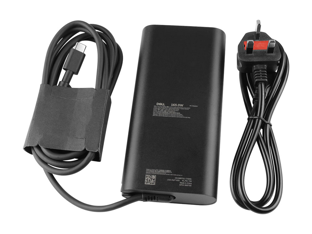 (image for) Original 165W Dell 0GXFW2 0M9TG5 Adapter Charger + Cord