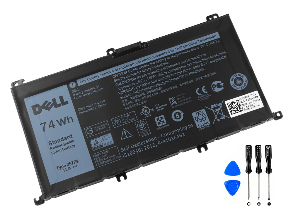 (image for) Original 74Wh 6400mAh 6-Cell Dell 00GFJ6 Battery