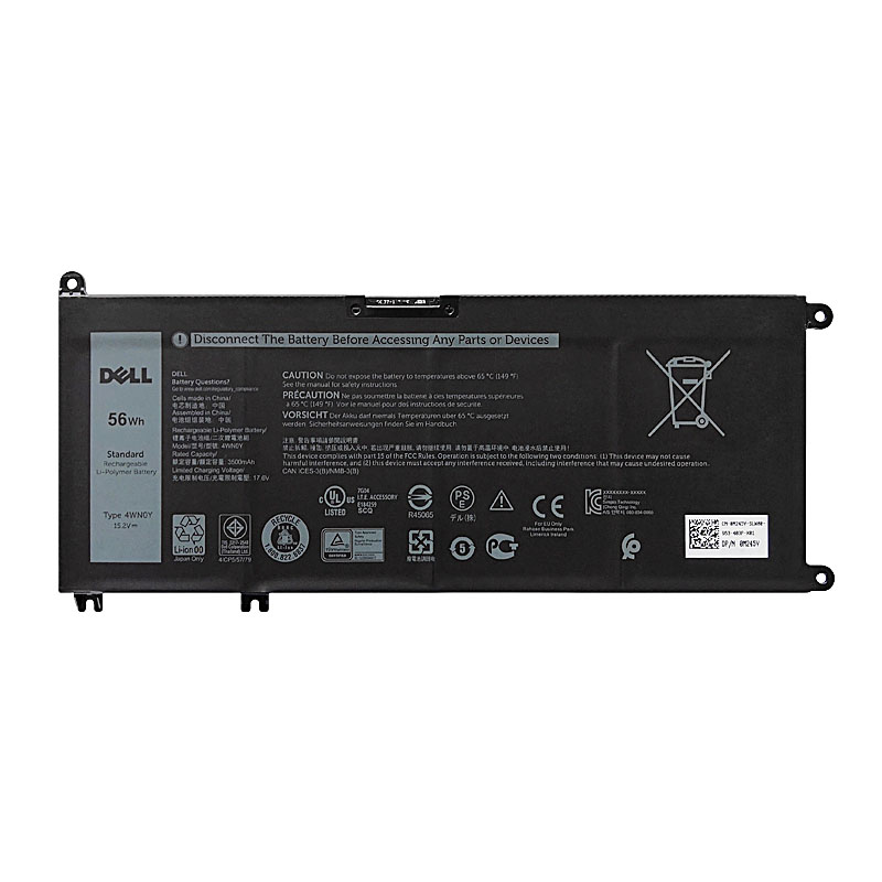 (image for) Original 3684mAh 56Wh 3-Cell Dell 4ICP5/57/79 Battery