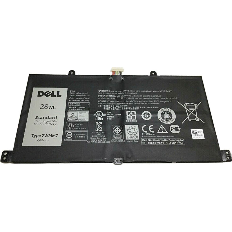 (image for) Original 3760mAh 28Wh 2-Cell Dell Travel Keyboard K12A Battery
