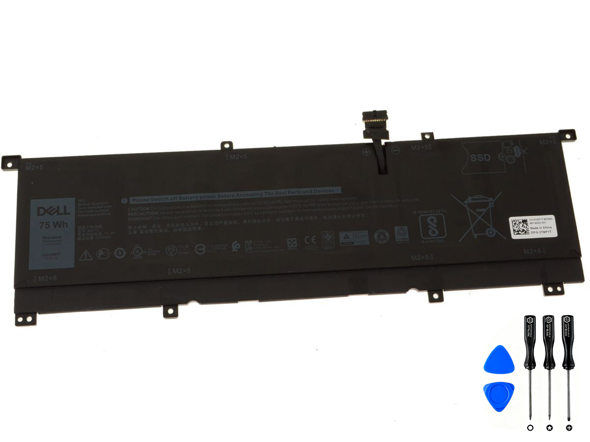 (image for) Original 6580mAh 75Wh 6-Cell Battery Dell XPS 15 9575 P73F001