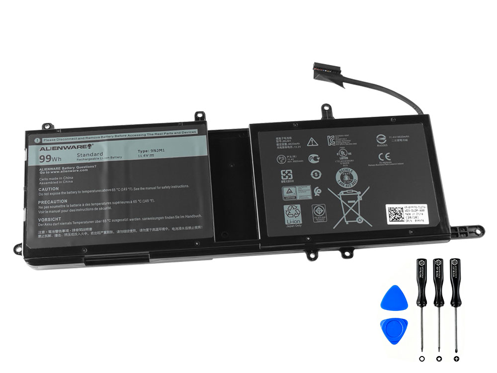 (image for) Original 99Wh 6-Cell Dell 9NJM1 09NJM1 MG2YH 01D82 Battery