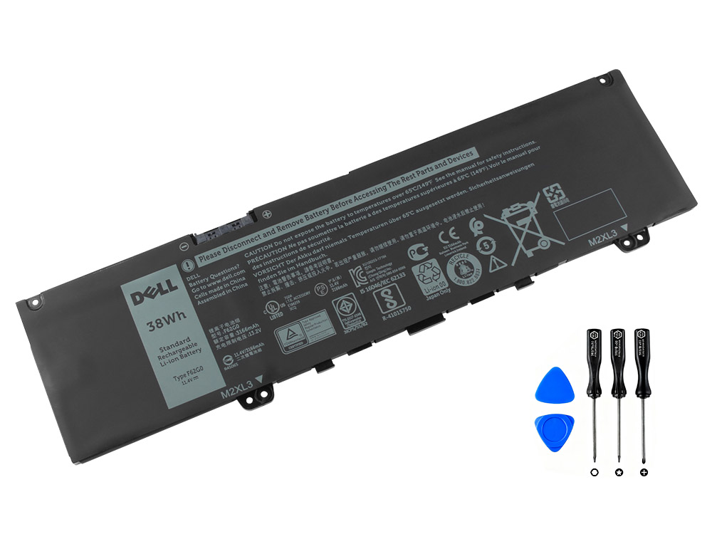 (image for) Original 3166mAh 38Wh 3-Cell Battery Dell Inspiron 13 7373 P83G001