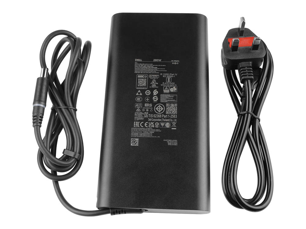 (image for) Original 280W Dell Alienware m16 R2 GaN Adapter Charger + Cord