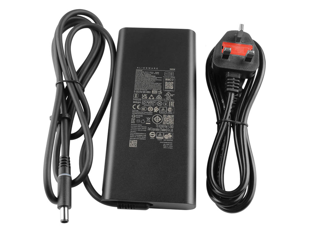 (image for) Original 360W GaN Dell Alienware 16 Area-51 AA16250 P141F P141F002 Adapter Charger + Cord