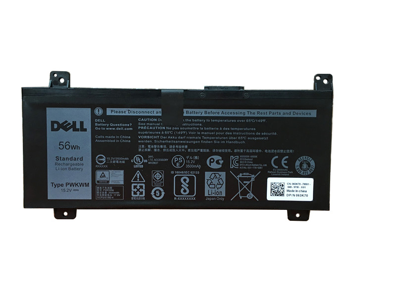 (image for) Original 56Wh 4 Cell Dell Inspiron 14 Gaming 7466 P78G P78G001 Battery