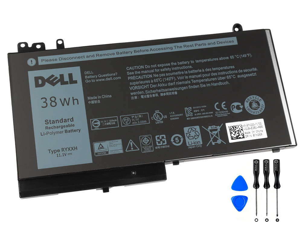 (image for) Original 38Wh 3 Cell Dell 451-BBUM XWDK1 Battery