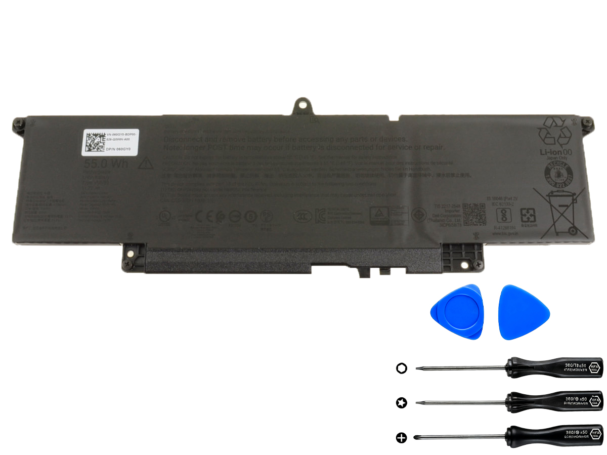 (image for) Original Dell 60GY0 HVH2P R2NVN Battery 55Wh