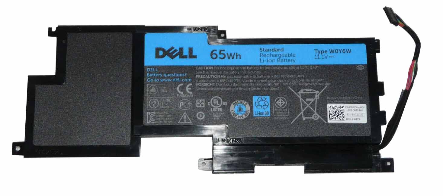 (image for) Original 5700mAh 65Wh 6-Cell Dell W0Y6W 9F233 3NPC0 Battery