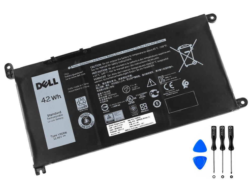 (image for) Original 3500mAh 42Wh 3 Cell Dell Inspiron 14 5485 2-in-1 Battery