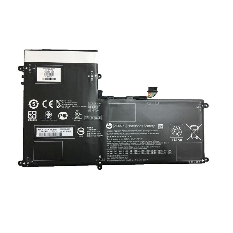 (image for) Original 3995mAh 31Wh 2-Cell HP 2ICP4-74/120 Battery