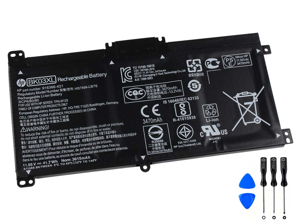 (image for) Original 41.7Wh HP Pavilion 14-ba200 14-ba253cl x360 Battery