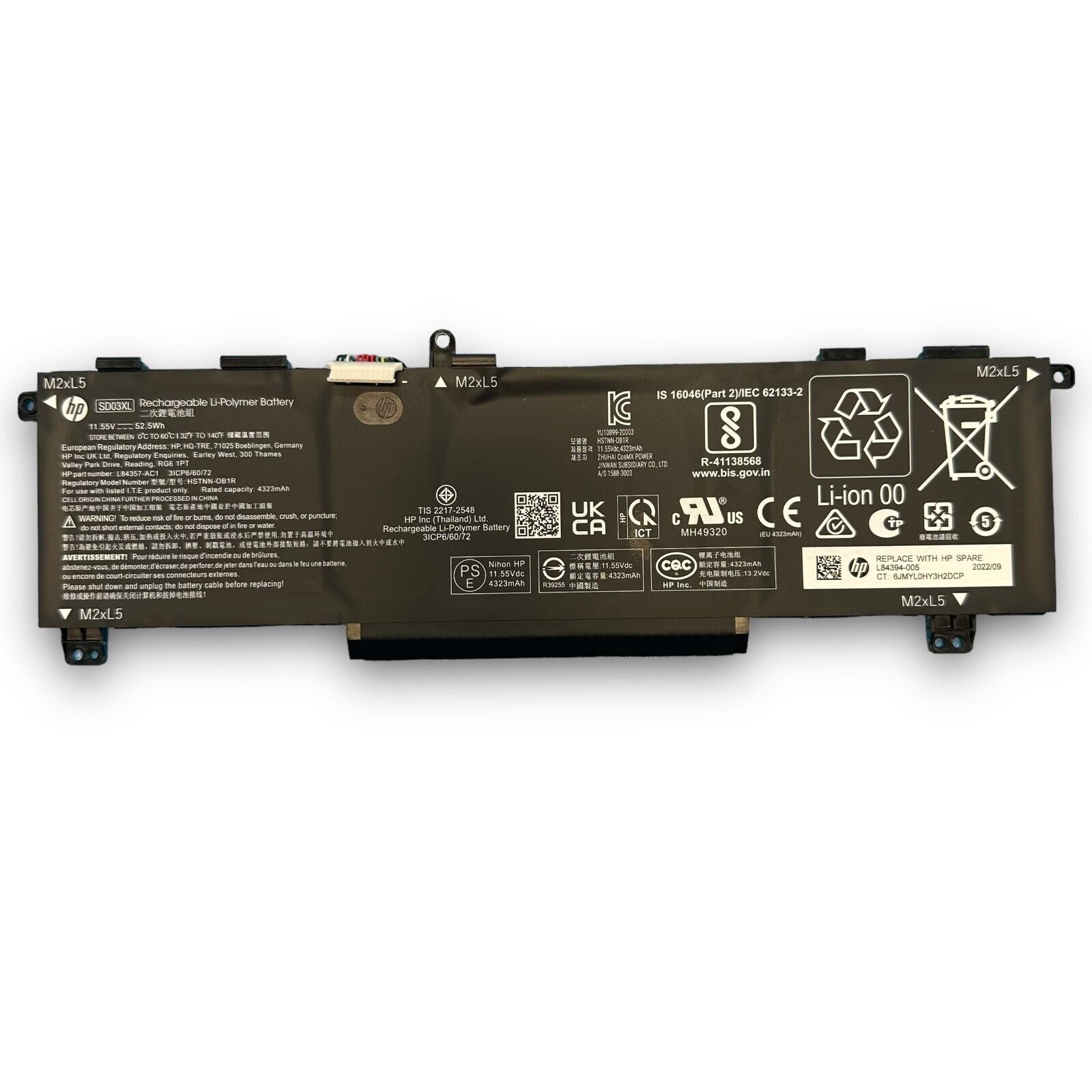 (image for) Original 4323mAh 52.5Wh HP OMEN 15-EK1000 Battery