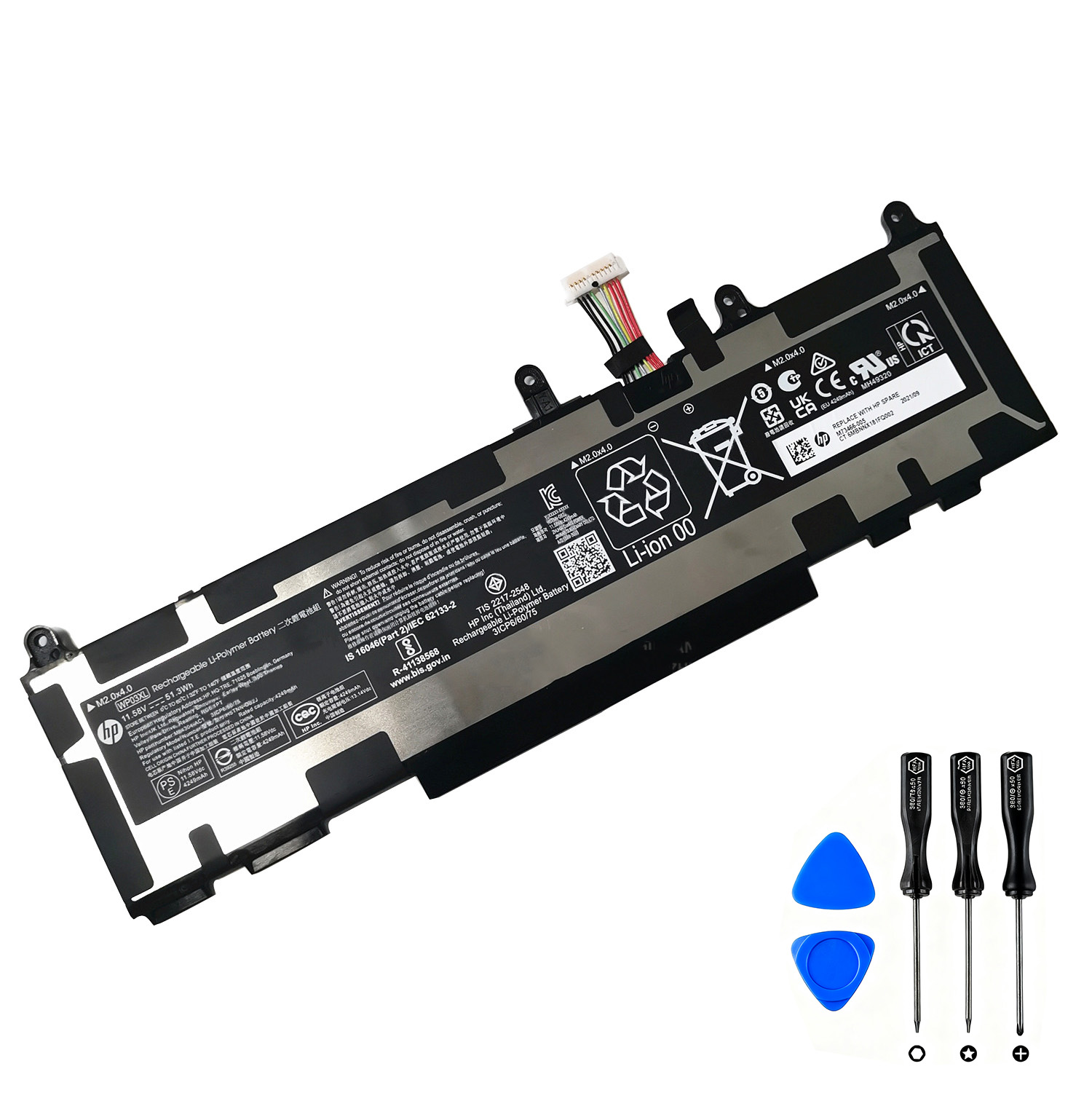 (image for) Original 4249mAh 51.3Wh 3-Cell HP Elite x360 1040 G9 2-in-1 Battery