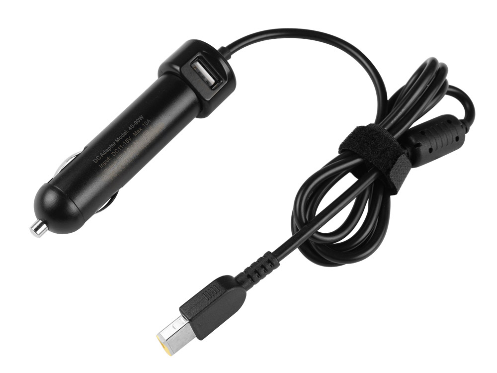 (image for) 65W Lenovo 00HM613 DC Car Adapter Charger Power