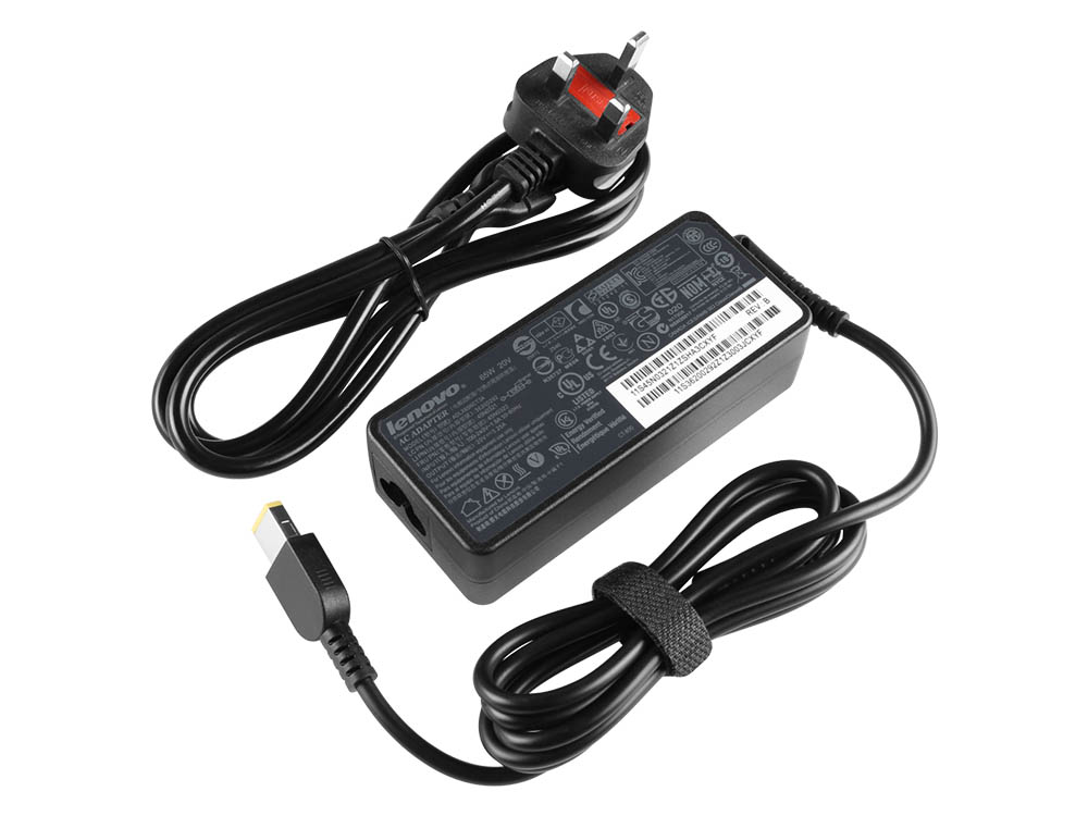 (image for) Lenovo ThinkPad Yoga 460 20EM000J** Charger AC Adapter Original 65W + Power Cord