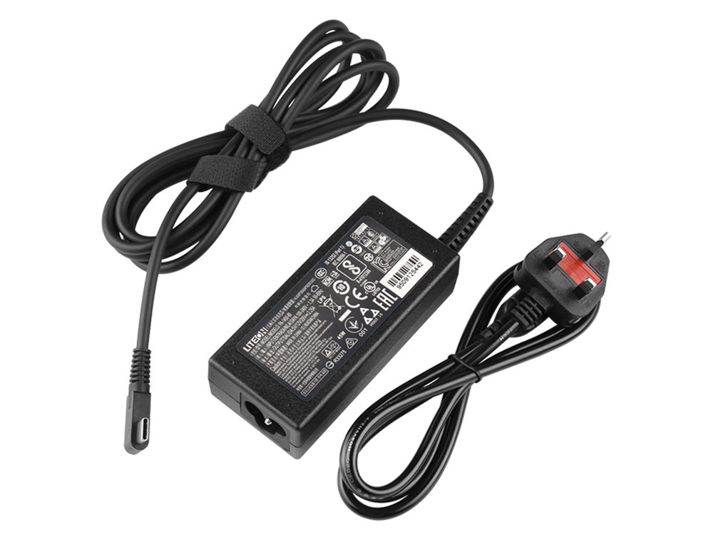 (image for) 45W USB-C Acer Chromebook 315 Power Adapter Charger